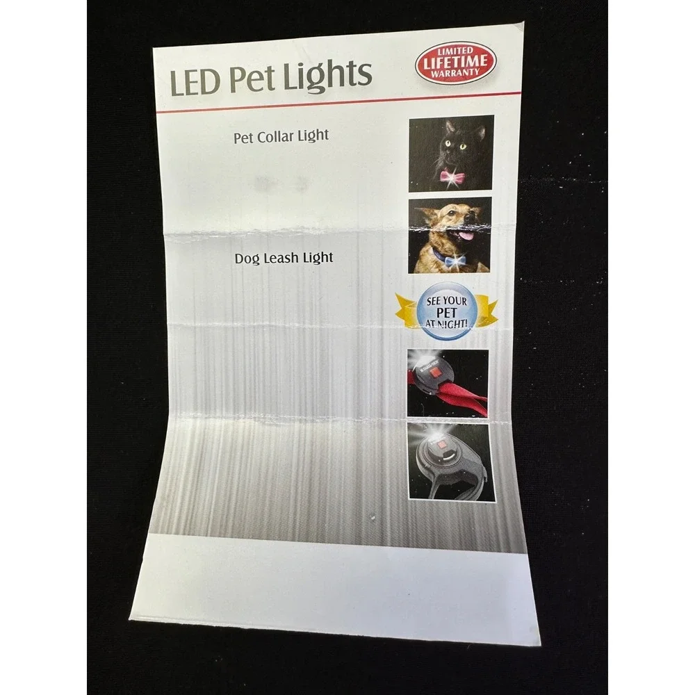 Swiss+Tech Dog Collar Leash Light Set Blue ST13035 Safety LED Walking Pet Gear